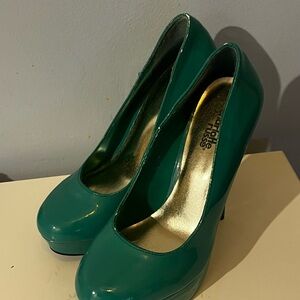 Charlotte Russe Teal Women's Heels